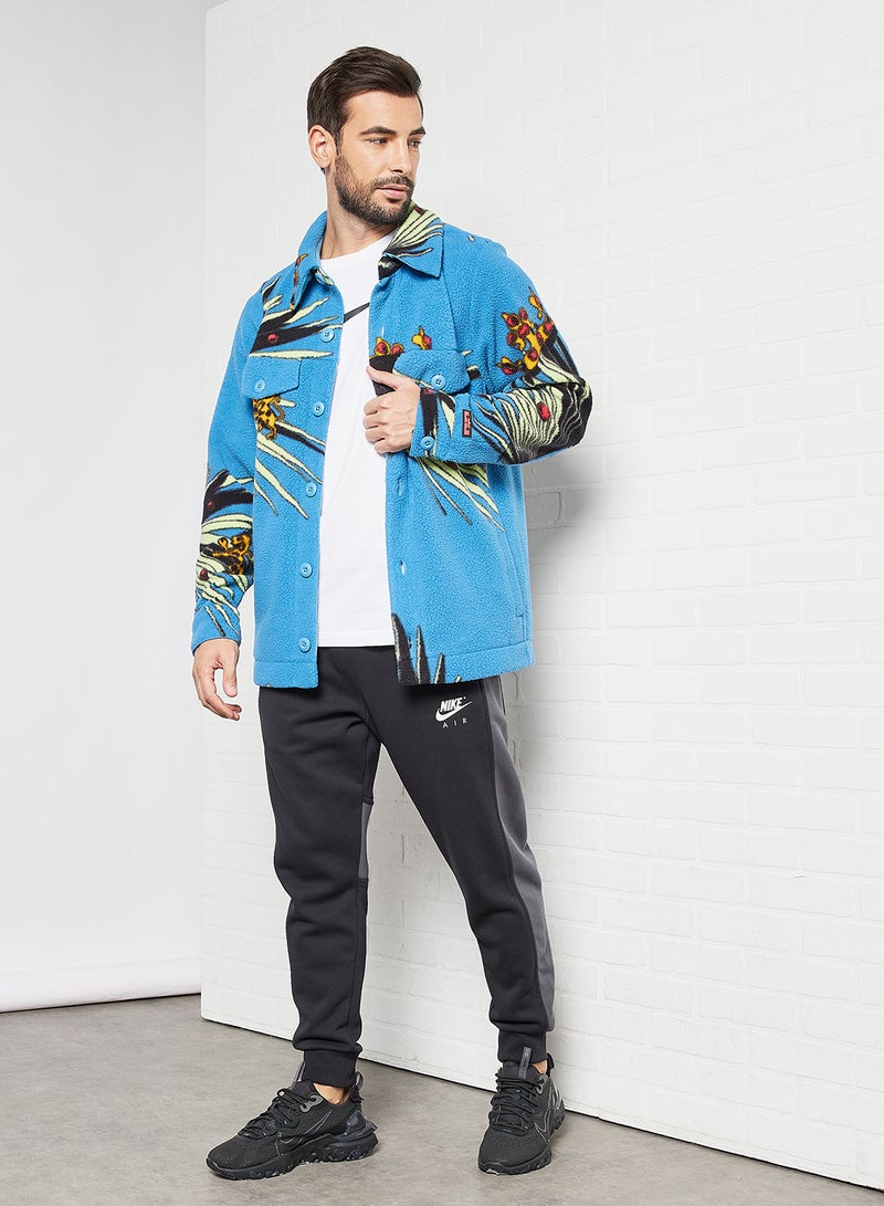 Nike - LeBron Down Sherpa Jacket Blue - Image 1