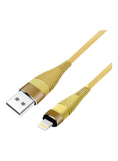 Datazone Lightning Data Sync And Charging Cable Gold  - Image 2