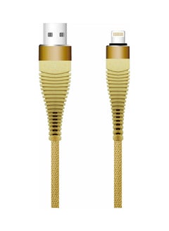Datazone Lightning Data Sync And Charging Cable Gold  - Image 4