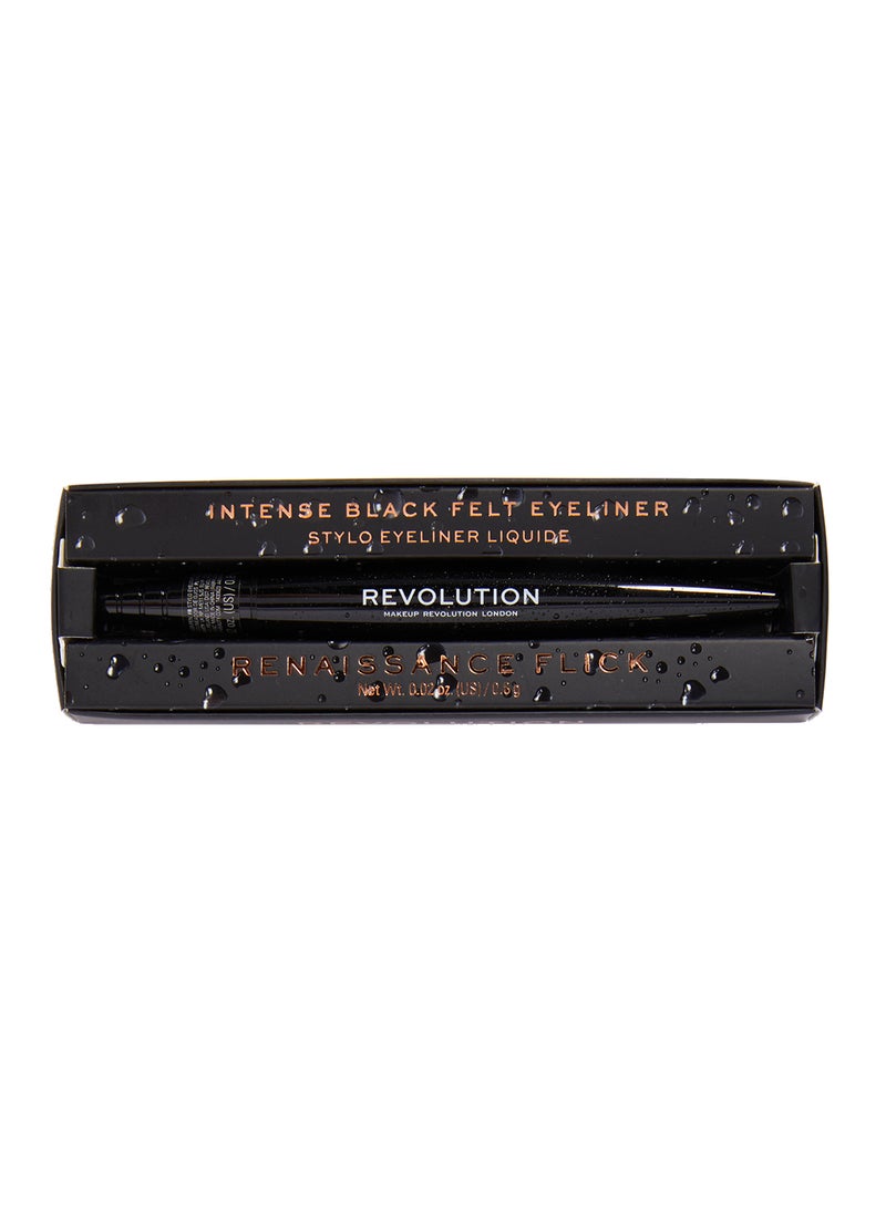 REVOLUTION - Waterproof Renaissance Flick Eyeliner Black - Image 1