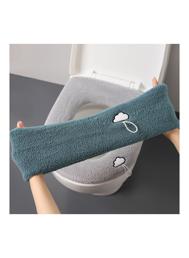 Washable Thicken Toilet Seat Cover Cushion Pad Grey 30.00 x 1.00 x 30.00cm - v1636543478/N51812275A_3