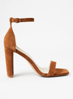 Mohito Suede High-Heel Sandals Brown  - Image 1