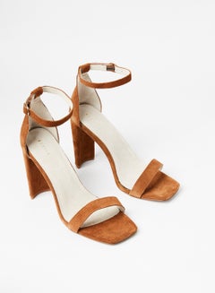 Mohito Suede High-Heel Sandals Brown  - Image 2