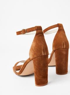 Mohito Suede High-Heel Sandals Brown  - Image 3