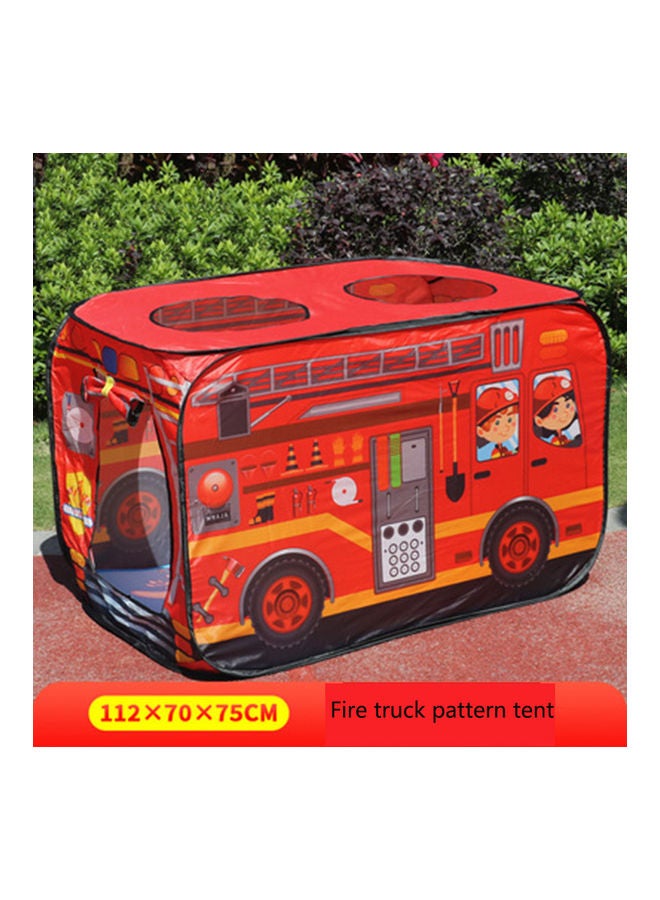Arabest Fire Truck Shape Children's Tent Bed Car Play House 112cm 112cm  - Image 1