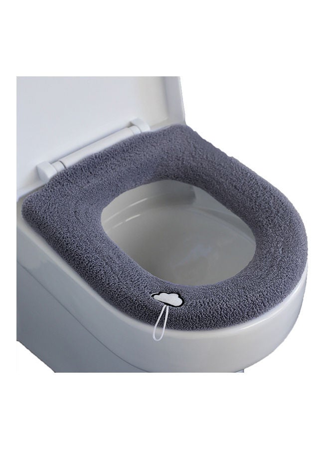 Toilet Seat Cover Cushion Grey 30.00x1.00x30.00cm - Image 1