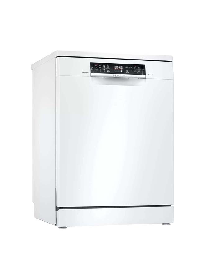 BOSCH - Freestanding Dishwasher, 60 cm, with Smart Remote Control, HygienePlus, Silence Plus SMS6ECW38M White - Image 1
