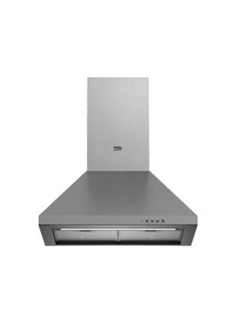 60cm Pyramid Chimney Hood, Maximum Ventilation Capacity - 400 m³/h, Easy to Clean Dishwasher-Safe Filters, Metal Casette Filter, Halogen Illumination, Mechanical Button control CWB6441XN Stainless steel