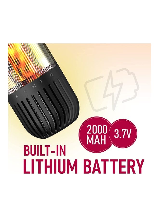 Moxedo LED Flame Torch With Wireless Speaker Black - Image 3