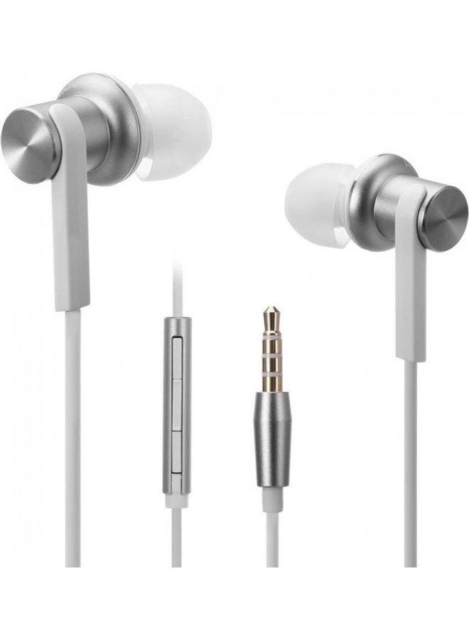 MARGOUN Wired In-Ear Headphones Pro with 3.5mm Audio Jack Silver  - Image 1