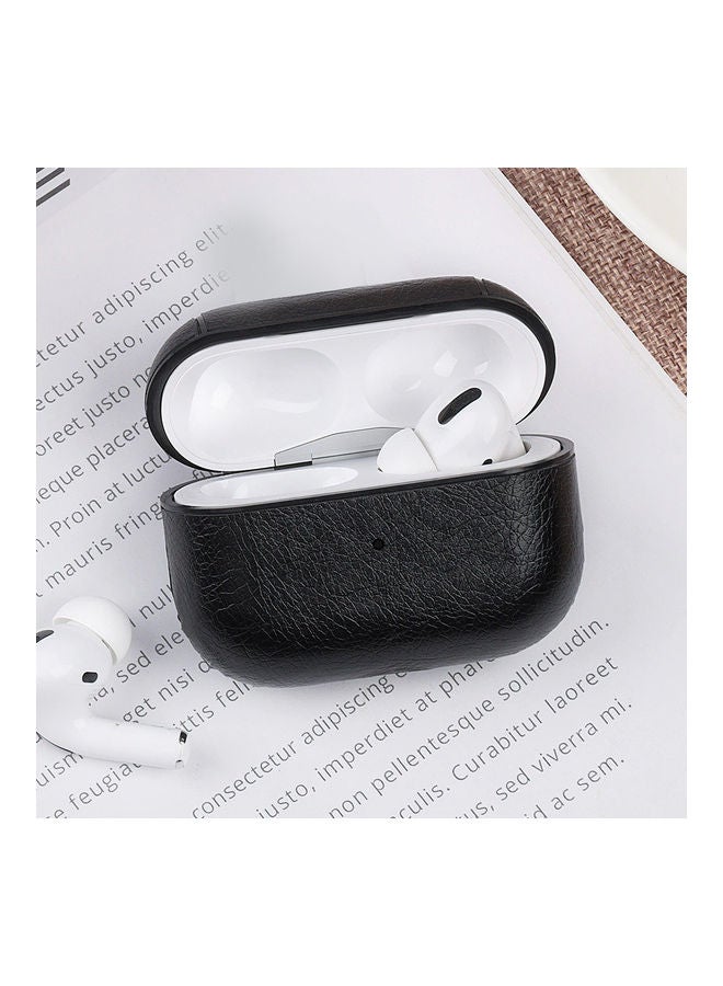 MARGOUN Leather Case For Apple AirPods 3 Black - Image 3