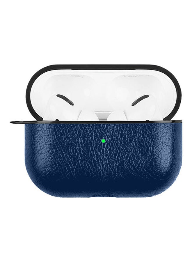 MARGOUN - Leather Case For Apple AirPods 3 Blue - Image 1
