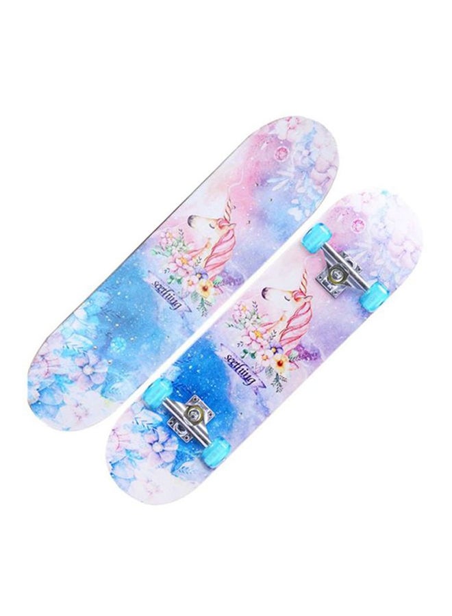 كول بيبي لوح تزلج احترافي للأطفال والكبار بتصميم قلاب مزدوج بأربع عجلات 80x20x10سم - Image 2