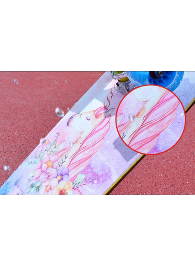 كول بيبي لوح تزلج احترافي للأطفال والكبار بتصميم قلاب مزدوج بأربع عجلات 80x20x10سم - Image 5