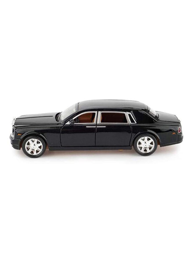 ZXZ - Rolls Royce Phantom Metal Toy Car Realistic Detailing Unique Design Durable Black 6.3x15x4cm - Image 1