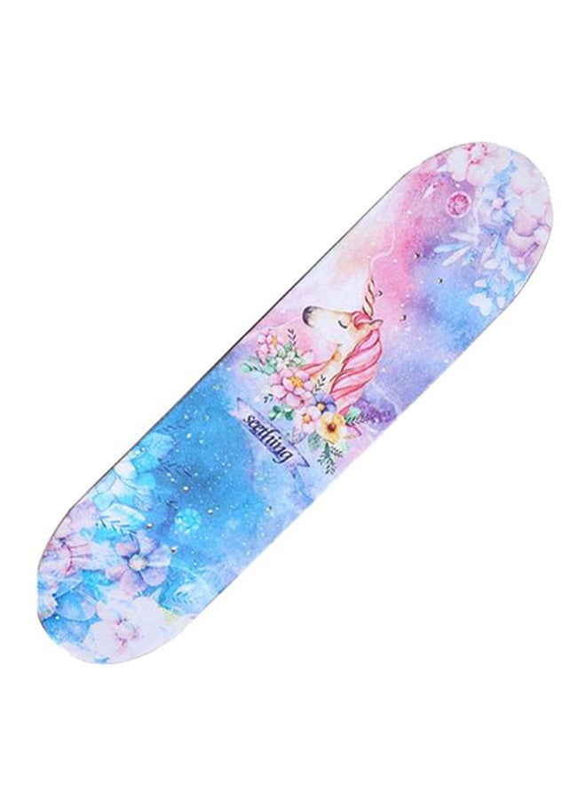 كول بيبي لوح تزلج احترافي للأطفال والكبار بتصميم قلاب مزدوج بأربع عجلات 80x20x10سم - Image 1