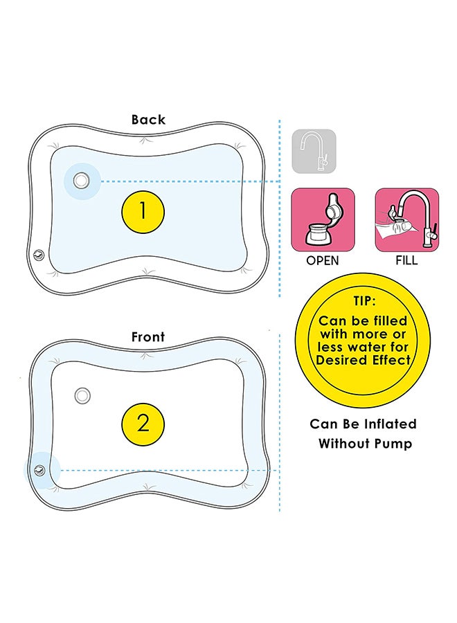 Generic - Inflatable Tummy Time Premium Baby Inflatable Activity Center Water Mat For Kids - Image 1