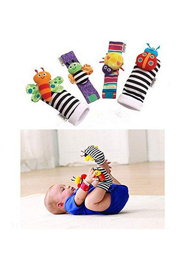 RMXZH 4-Piece Cute Animal Soft Baby Socks Toys Set For Kids Promotes Comfort  - Image 2