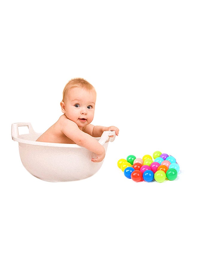 Generic - 50-Piece Colorful Soft Plastic Ocean Fun Ball Tent Swim Pit Toy Game Set 7x7x7cm - Image 1
