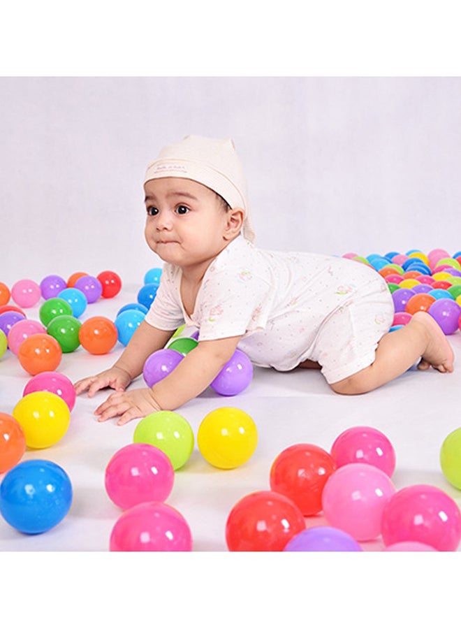 Generic - 50-Piece Colorful Soft Plastic Ocean Fun Ball Tent Swim Pit Toy Game Set 7x7x7cm - Image 1