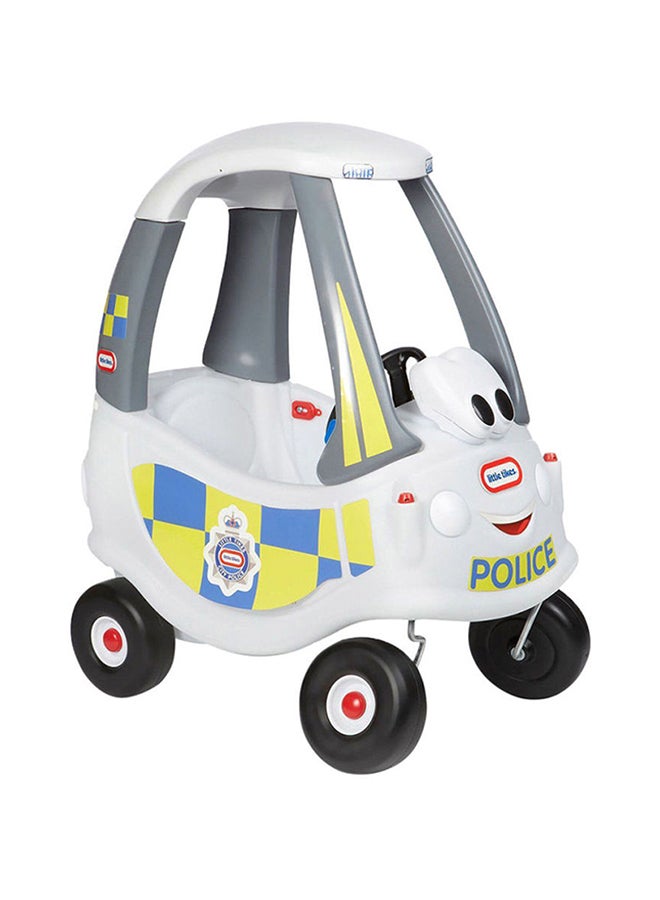 little tikes Police Response Cozy Coupe Comfortable Authentic Durable Made Up With Premium Quality 73x38x43cm - Image 1