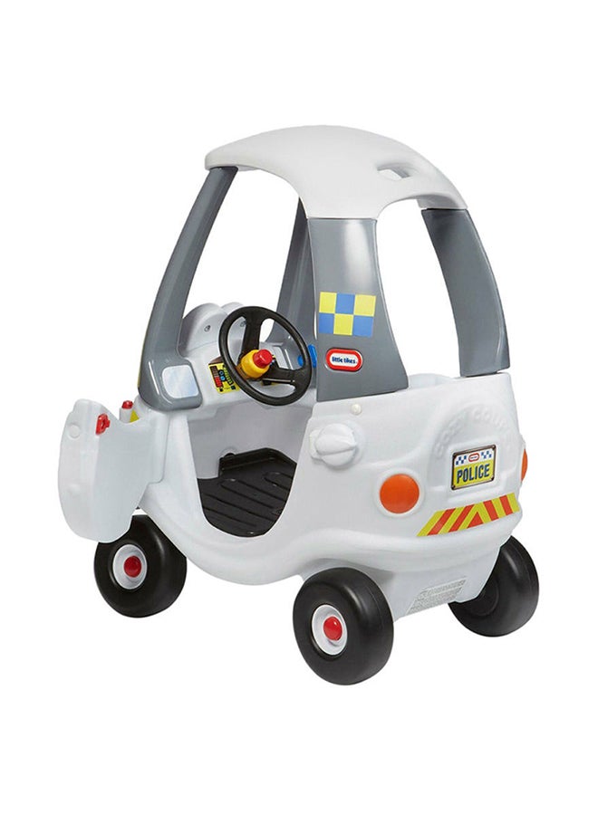 little tikes Police Response Cozy Coupe Comfortable Authentic Durable Made Up With Premium Quality 73x38x43cm - Image 2