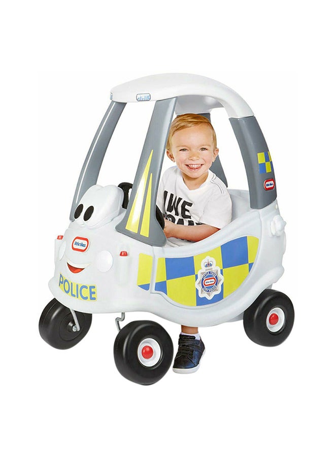 little tikes Police Response Cozy Coupe Comfortable Authentic Durable Made Up With Premium Quality 73x38x43cm - Image 4