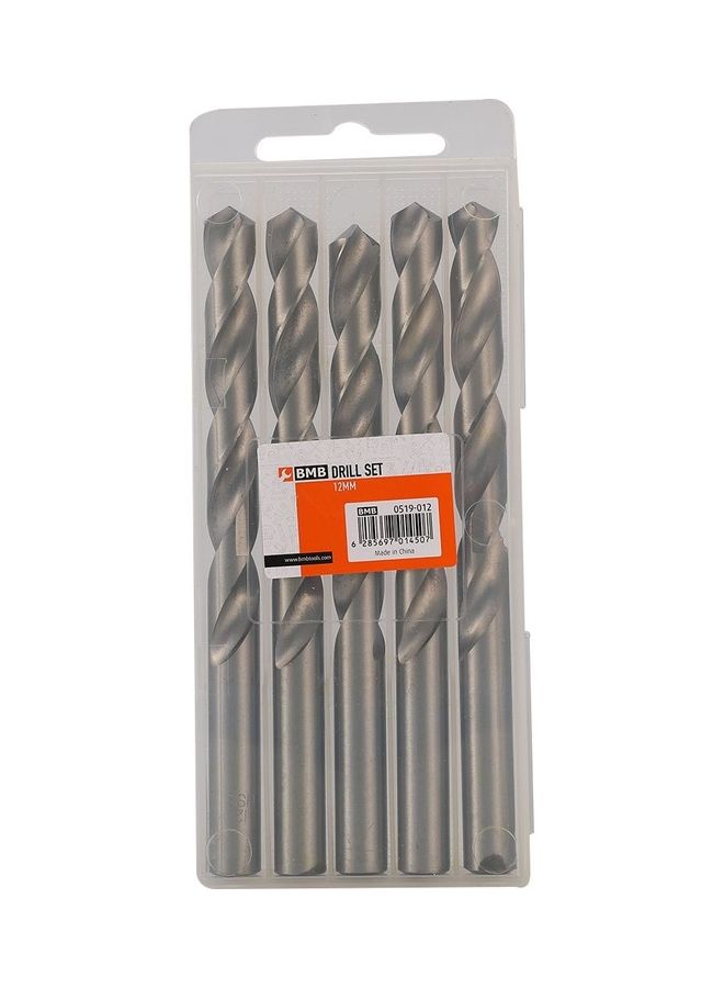 BMB tools 5-Piece Drill Bit Set Silver 18x8x2cm - Image 4