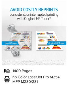 HP HP 203A Black Original LaserJet Toner Cartridge [CF540A] | Works with HP LaserJet Pro M254, M280, M281 Printers - Black  - Image 2