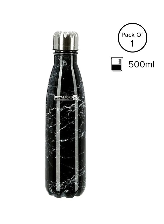 Royalford Stainless Steel Vacuum Bottle 500Ml 17Oz 304 Ss Inner Pot Hot Cool Black/White/Silver 500ml  - Image 2