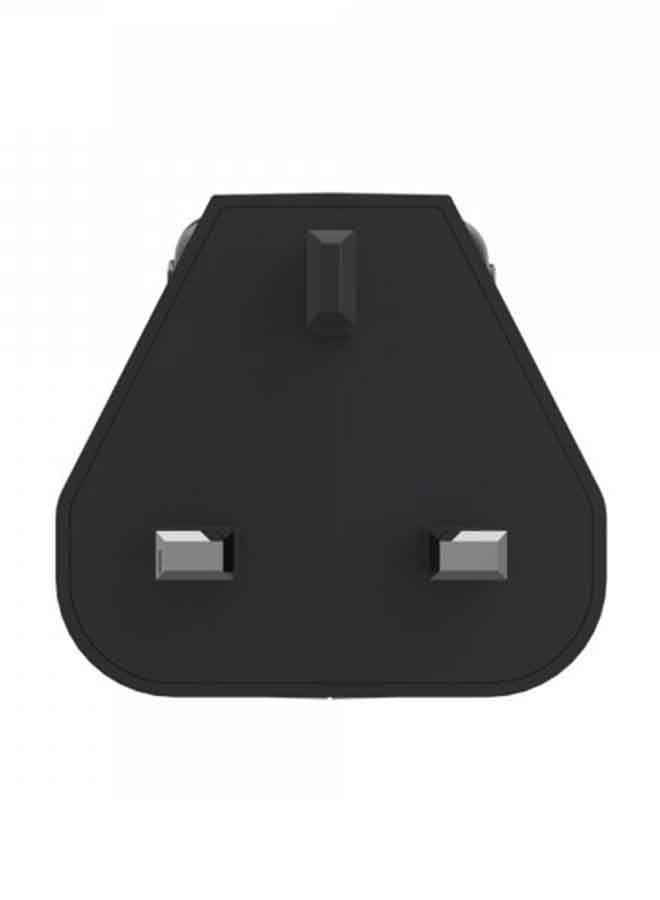 ZENDURE - SuperPort 20W Wall Charger with US+UK Plug Black - Image 1