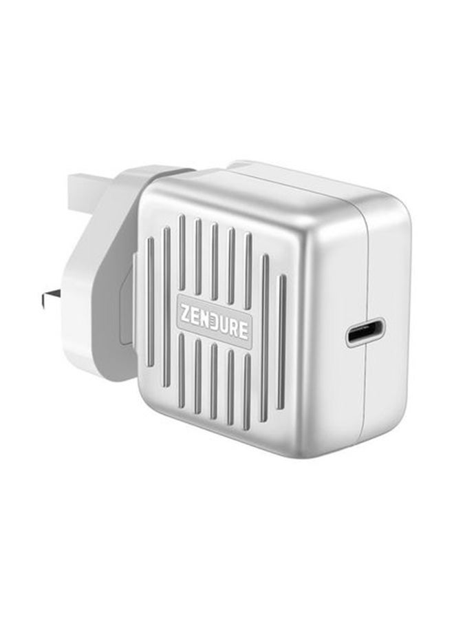 زينديور شاحن جداري سوبر بورت 20 وات مع قابس أمريكي + بريطاني - Image 1