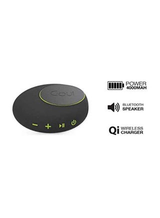 Goui SAMBI Speaker+ QI 10W+ Power Bank 4000 mAh Black Black Best