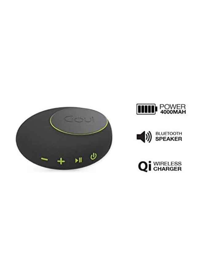 Goui - SAMBI Speaker+ QI 10W+ Power Bank 4000 mAh Black - Image 1