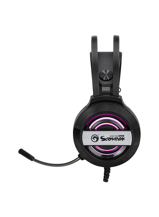 MARVO HG8902 Gaming Headset Stereo Sound Rainbow Backlight Earphone  - Image 2