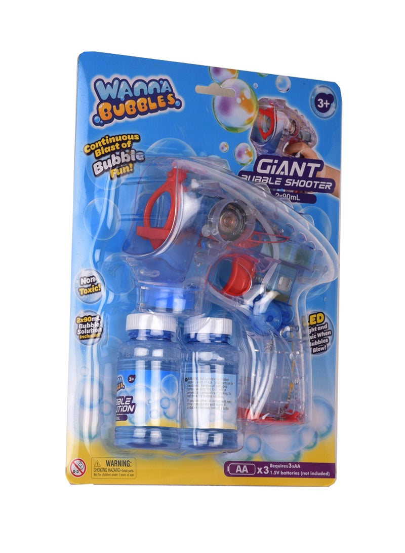 Light Up Bubble Alien Gun Shooter - Assorted