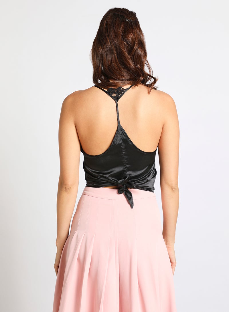 Aila Women's Lace Detailed Camis Black - Image 3