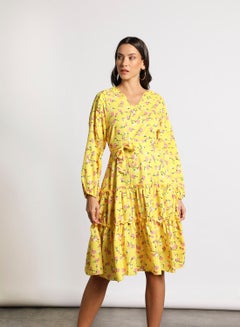 Yellow Floral Print