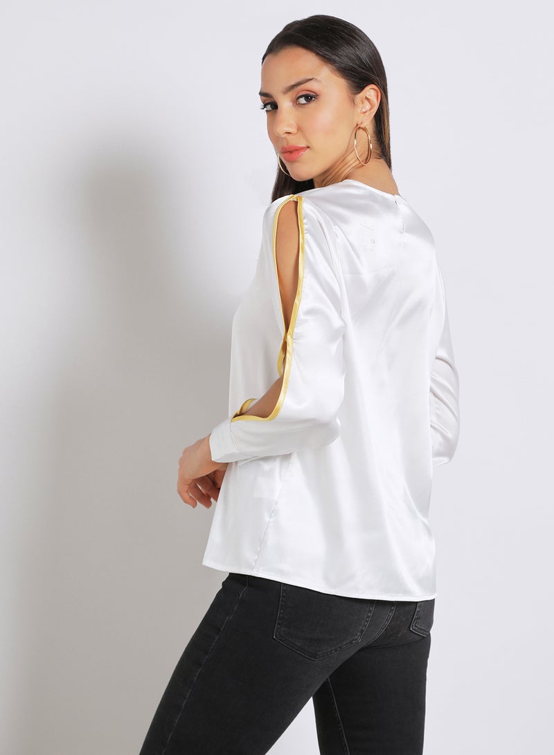 Aila - Casual Top White - Image 1