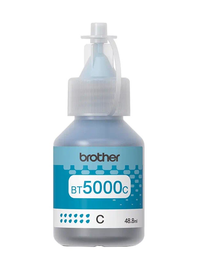 brother Genuine BT5000C Ultra High Yield Ink Bottle For Tank Printers Cyan - Image 1