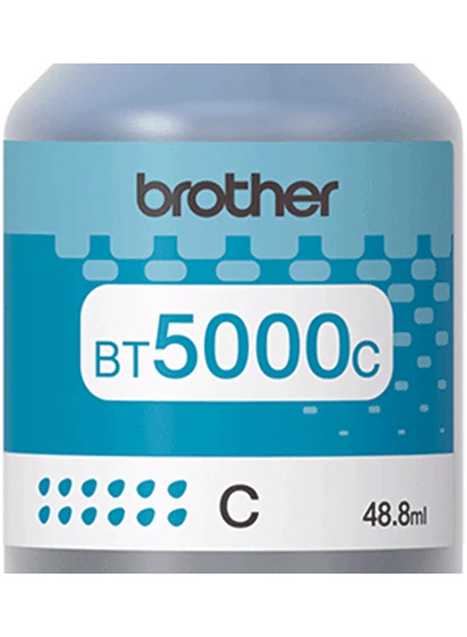 brother Genuine BT5000C Ultra High Yield Ink Bottle For Tank Printers Cyan - Image 2