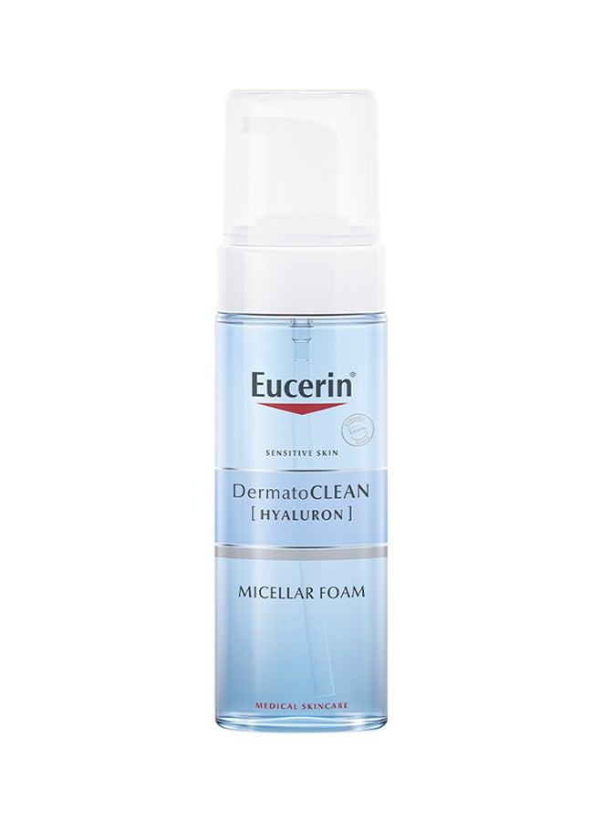 Eucerin - Dermatoclean Micellar Cleansing Foam Blue 150ml - Image 1