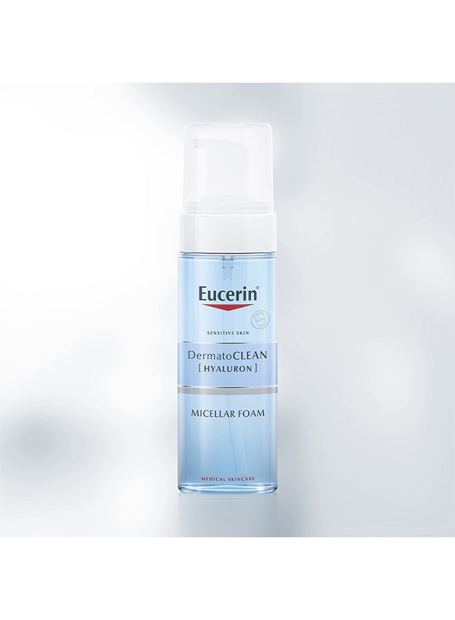 Eucerin - Dermatoclean Micellar Cleansing Foam Blue 150ml - Image 1