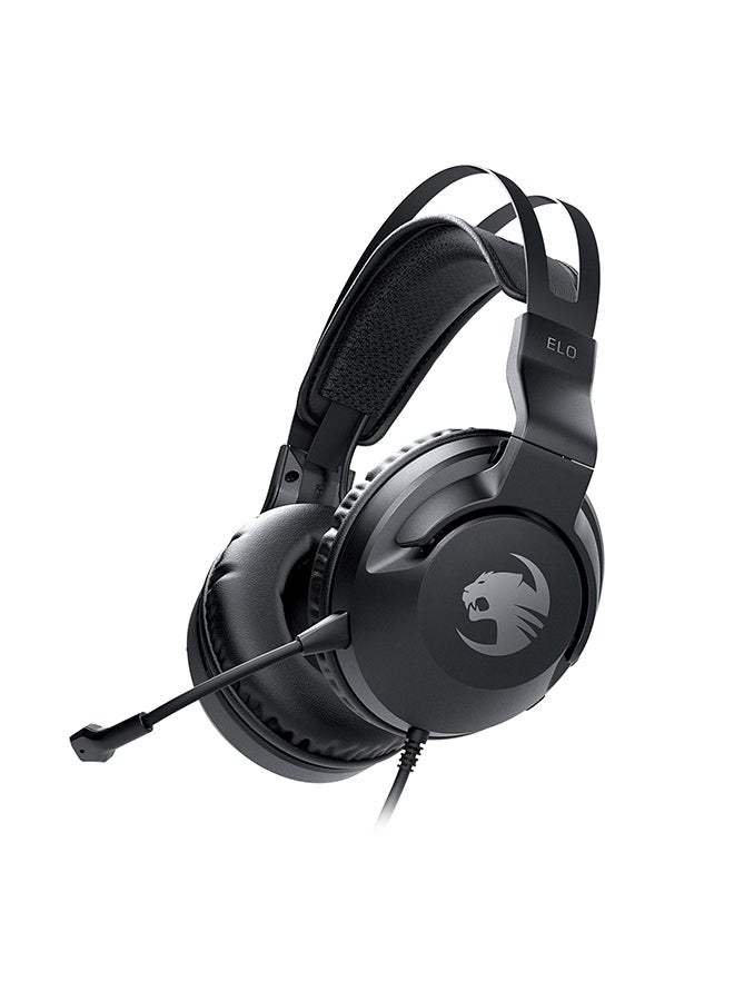 روكات - سماعة رأس رولو X ستيريو سلكية للألعاب متعددة المنصات بلون أسود طراز Roccat Roc-14-120-02 - Image 1