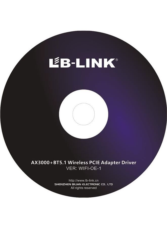 LB-LINK - AX3000M WiFi 6 Bluetooth 5.1 PCI Express Adapter Multicolour - Image 1