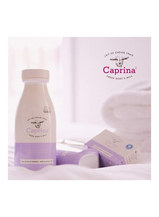 كابرينا حمام حليب رغوي بزيت اللافندر أبيض 800ملليلتر - Image 2