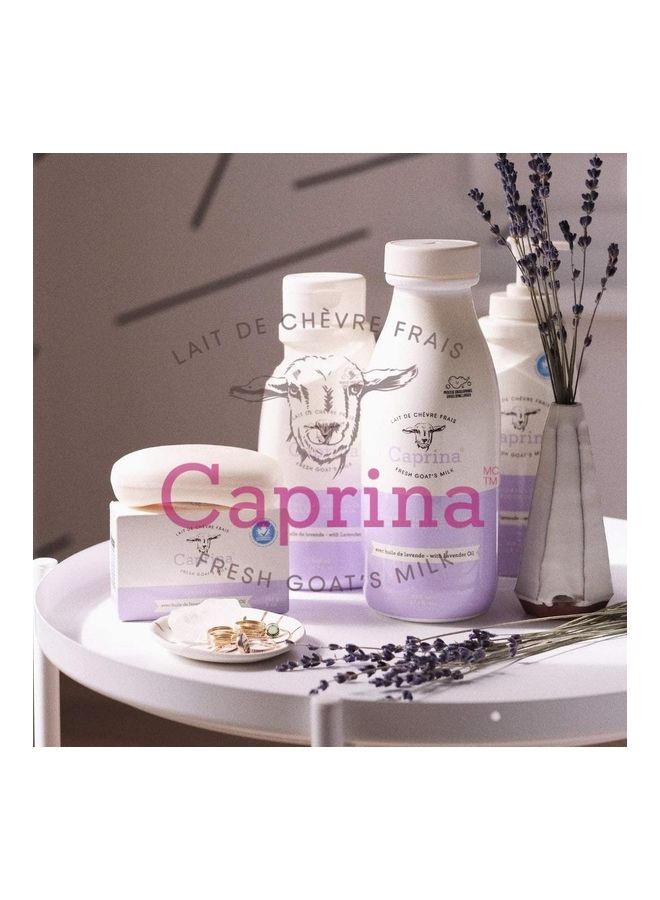 كابرينا حمام حليب رغوي بزيت اللافندر أبيض 800ملليلتر - Image 3