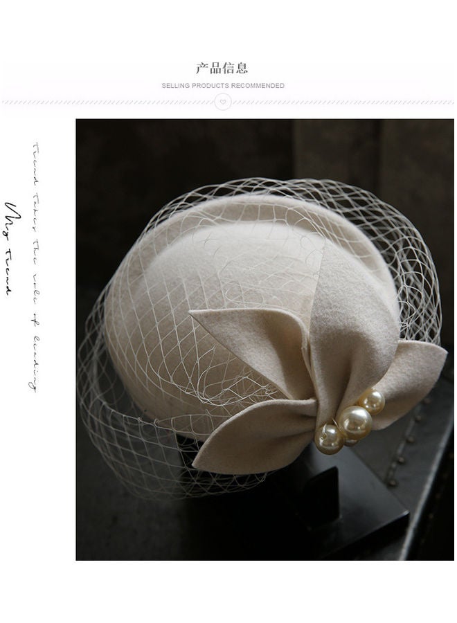 EHOME Vintage Face Veil Fascinator Hat  - Image 4