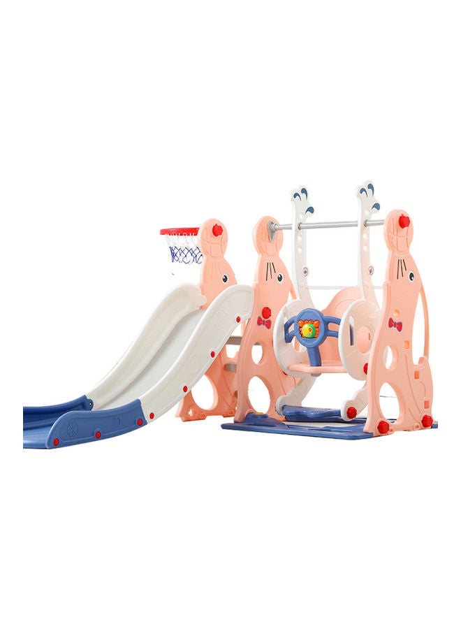 جساي تويز لعبة مزلاق بلاستيكية 3 في 1 مع أرجوحة وكرة سلة 180x155x118سم - Image 1