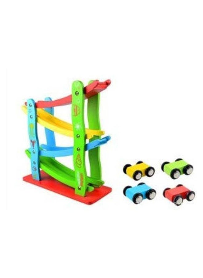 Wooden Speed Chute Car Vehicles Vibrant Colors In Sturdy  Durable Material 3+ Years  - Image 2